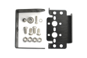 Pan and Tilt Kit, Black Anodized, Horizontal Mount, Includes Hardware