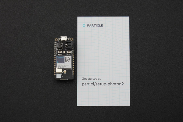 Particle Photon Wi-Fi Dev Kit, ARM Cortex M3, Cloud-Connected