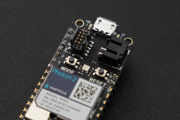 Particle Photon Wi-Fi Dev Kit, ARM Cortex M3, Cloud-Connected