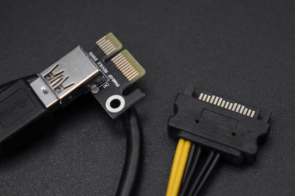 Graphics Card Extension Board PCIex1 to PCIex16, Compatible with LattePanda Sigma