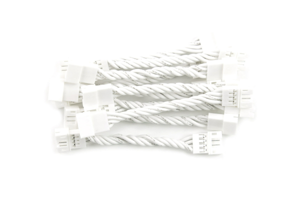 PH2.0-4P Female/Female Jumper Cable - 5cm (10-Pack)