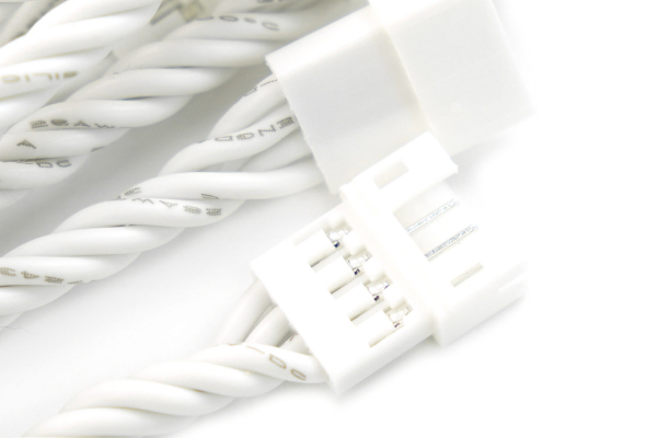 PH2.0-4P Female/Female Jumper Cable - 5cm (10-Pack)