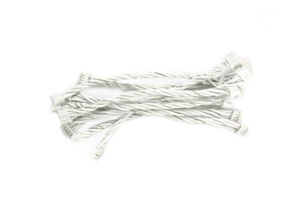 PH2.0-4P Male-to-Male Jumper Cable - 10cm (10 Pack)