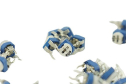 Potentiometers Kit, 55PCS, 11 Values, Blue & White