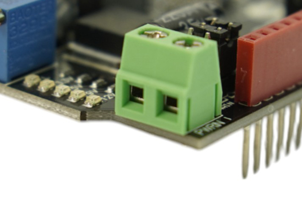 Power Shield, Arduino Compatible, 4.5-35V, 1.25-12V, 3A Peak