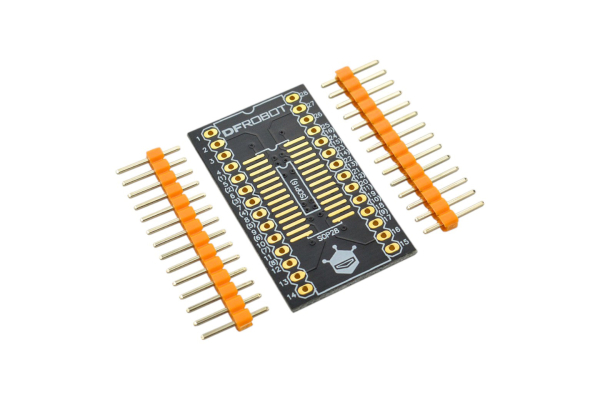 Prototyping Board, SOP8/SOP16/SOP28 to DIP Adapter, Black
