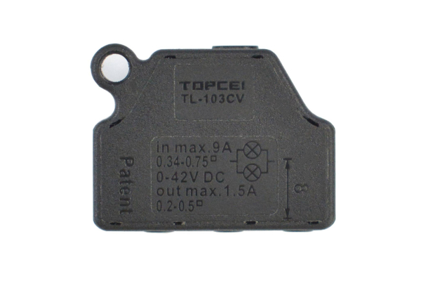 Push-in Wire Connector, 1 Input to 3 Outputs, Flame Retardant, CE Certified