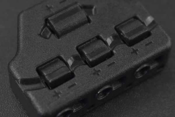 Push-in Wire Connector, 1 Input to 3 Outputs, Flame Retardant, CE Certified