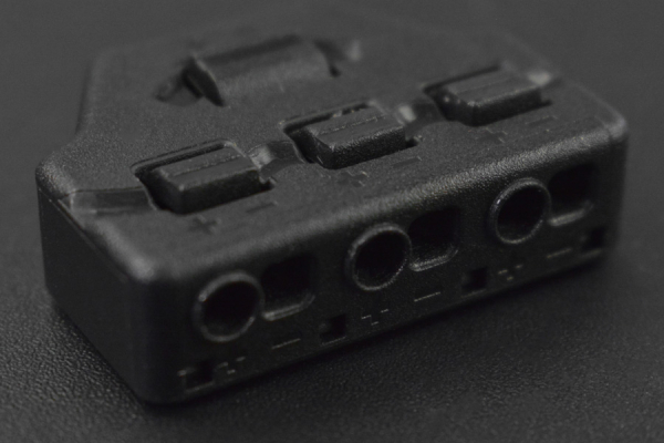 Push-in Wire Connector, 1 Input to 3 Outputs, Flame Retardant, CE Certified