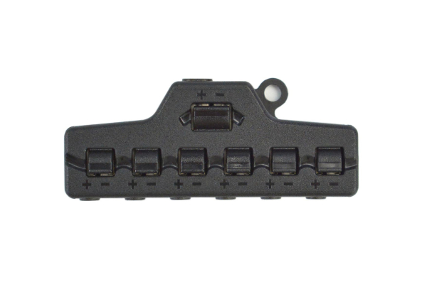 Push-in Wire Connector, 1 Input to 6 Outputs, Flame Retardant, CE Certified