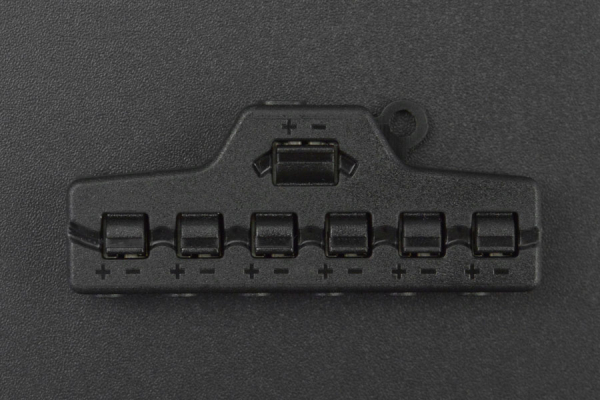 Push-in Wire Connector, 1 Input to 6 Outputs, Flame Retardant, CE Certified