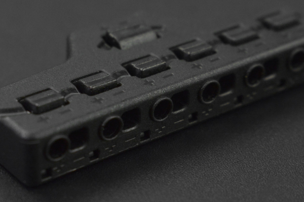 Push-in Wire Connector, 1 Input to 6 Outputs, Flame Retardant, CE Certified