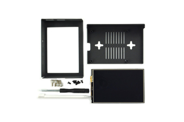 Metal Case Raspberry Pi 4, 3.5 Inch 480x320 TFT Touch Screen