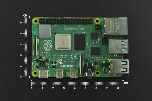 Raspberry Pi 4 Model B - 8GB, 4K Dual HDMI, USB 3.0