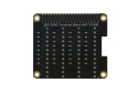 GPIO, LED-indikatorer, farvet silketryk