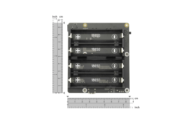 Raspberry Pi 5 UPS HAT, 5V 5A, Fast Charge, 10hr Runtime