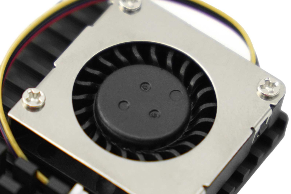 Cooling Fan Raspberry Pi 5 Aluminum Alloy, Smart Temp Control, Quick Install