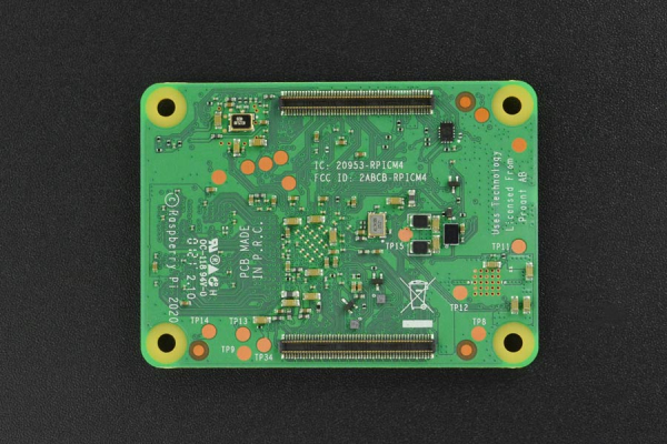 Raspberry Pi CM4, 2GB/32GB, Wi-Fi, 64-bit Quad-Core, 4K