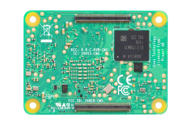 Raspberry Pi Compute Module 5 (4GB RAM, 32GB eMMC, 2.4 / 5.0 GHz Wireless, CM5104032)