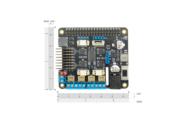 Raspberry Pi Motor Driving Expansion Board, kompatibel med Raspberry Pi 4B, 3B+, 3B, Zero.