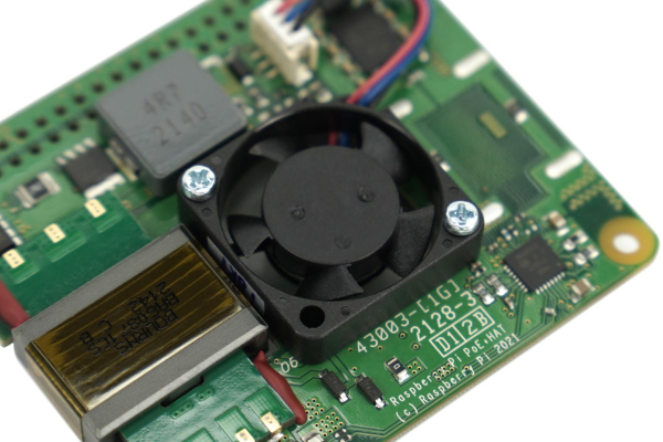 Raspberry Pi PoE+ HAT, kompatibel med Raspberry Pi 4B, 3B+