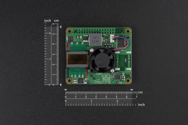 Raspberry Pi PoE+ HAT, kompatibel med Raspberry Pi 4B, 3B+