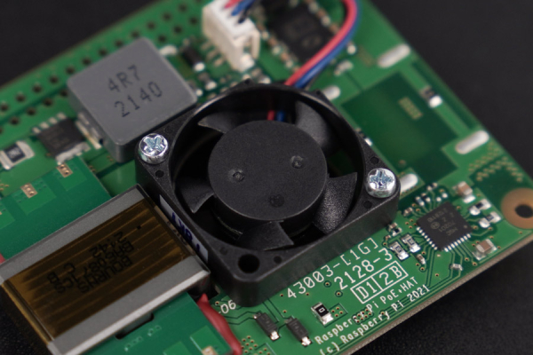 Raspberry Pi PoE+ HAT, kompatibel med Raspberry Pi 4B, 3B+