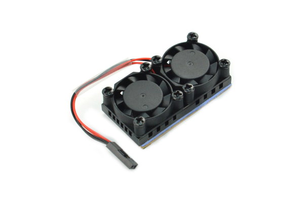 Raspberry Pi Dual Cooling Fans Kit, Compatible for Raspberry Pi 3B, 3B+, 4B