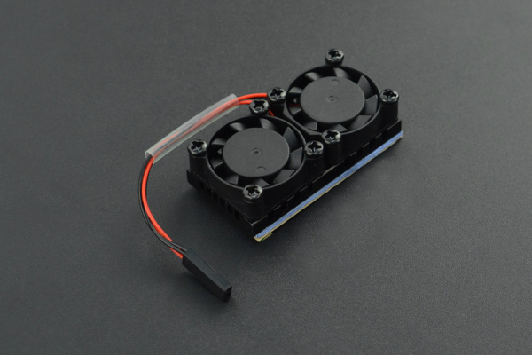 Raspberry Pi Dual Cooling Fans Kit, Compatible for Raspberry Pi 3B, 3B+, 4B