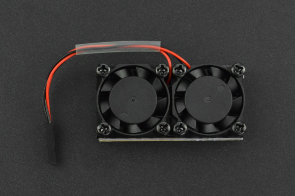 Raspberry Pi Dual Cooling Fans Kit, Compatible for Raspberry Pi 3B, 3B+, 4B