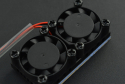 Raspberry Pi Dual Cooling Fans Kit, Compatible for Raspberry Pi 3B, 3B+, 4B