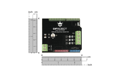 RGB LED Strip Driver Shield v1.0, 12V, 3A, IR Remote, Fuse