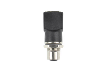 Adapter RJ45 Female to M12 4 Pin Female, IP67 Waterproof, EMI Shielded