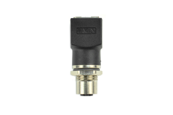 Adapter RJ45 Female to M12 4 Pin Female, IP67 Waterproof, EMI Shielded