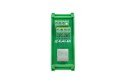 RJ45 Terminal Block Adapter - Horizontal, DIN Rail, 8-Port, Green