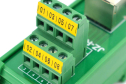 RJ45 Terminal Block Adapter - Vertical, DIN Rail, Easy Wiring