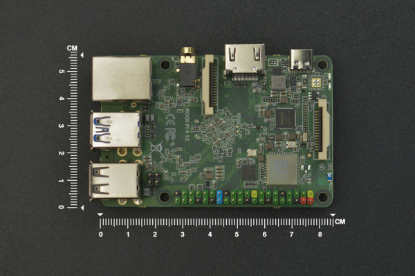 Single Board Computer ROCK Pi 4 Model SE, Rockchip RK3399-T ARM, 4GB DDR4