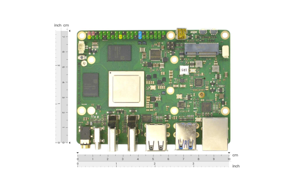 Single Board Computer ROCK Pi 5B Model, Rockchip RK3588 ARM SoC, 16GB RAM