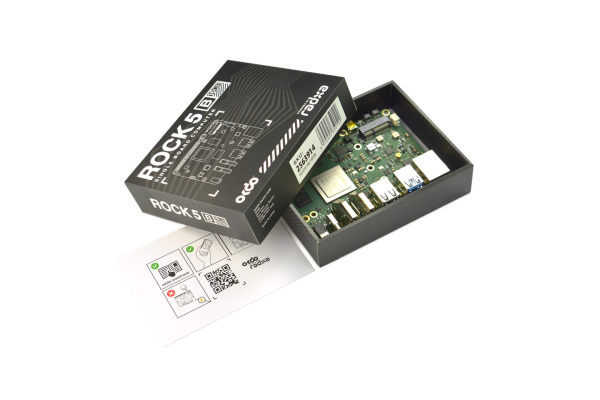 Single Board Computer ROCK Pi 5B Model, Rockchip RK3588 ARM SoC, 16GB RAM
