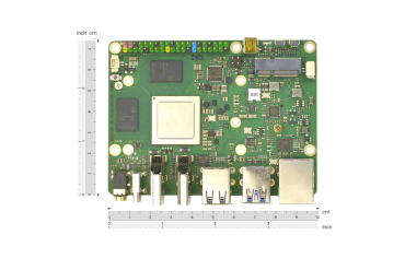 Single Board Computer ROCK Pi 5B Model, Rockchip RK3588 ARM SoC, 8GB RAM