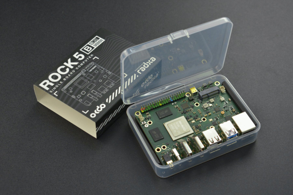 Single Board Computer ROCK Pi 5B Model, Rockchip RK3588 ARM SoC, 8GB RAM