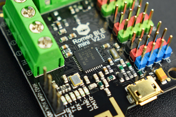 Control Board Romeo BLE mini, Small, Arduino Compatible, Bluetooth 4.0, for Robot