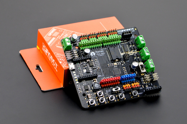 Robot Control Board, Romeo V2 with Motor Driver, Compatible with Arduino