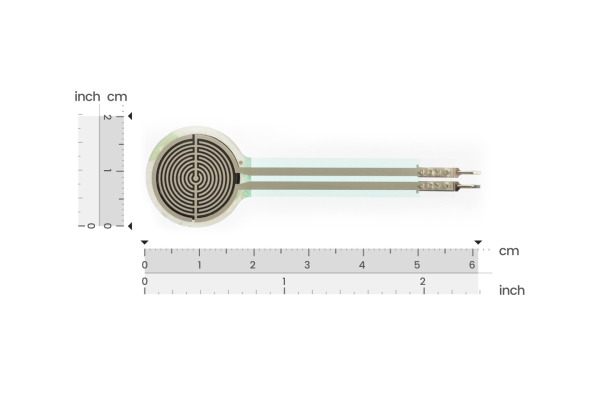 Thin Film Pressure Sensor RP-C18.3-LT, 18.3mm, 20g-6kg Range