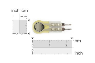 Thin Film Pressure Sensor RP-C7.6-ST, 7.6mm, 30g-1.5kg Range
