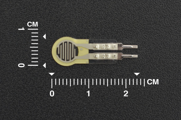 Thin Film Pressure Sensor RP-C7.6-ST, 7.6mm, 30g-1.5kg Range