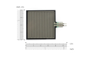 Thin Film Pressure Sensor RP-S40-ST, 40mmx40mm, 20g-10kg Range