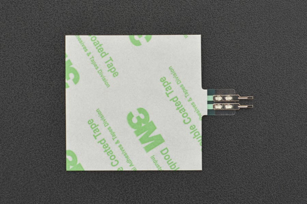 Thin Film Pressure Sensor RP-S40-ST, 40mmx40mm, 20g-10kg Range