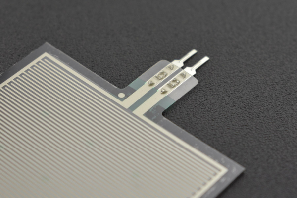 Thin Film Pressure Sensor RP-S40-ST, 40mmx40mm, 20g-10kg Range