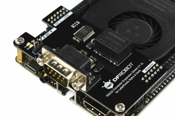RS232 Connector Expansion Shield, LattePanda Alpha, Delta